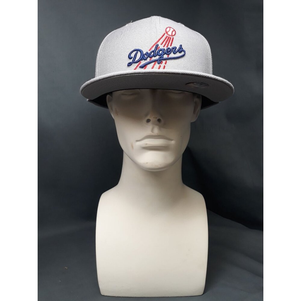 New Era 59-Fifty Men's Fitted Los Angeles Dodgers  Hat Grey Size 7 1/4 NEW!